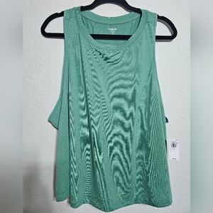 Ultralite All-day sleeveless cropped top for women 2X NWT